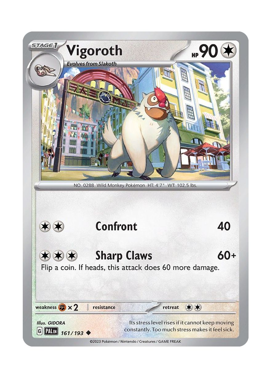 Vigoroth - Reverse Holo (161/193) - Paldea Evolved