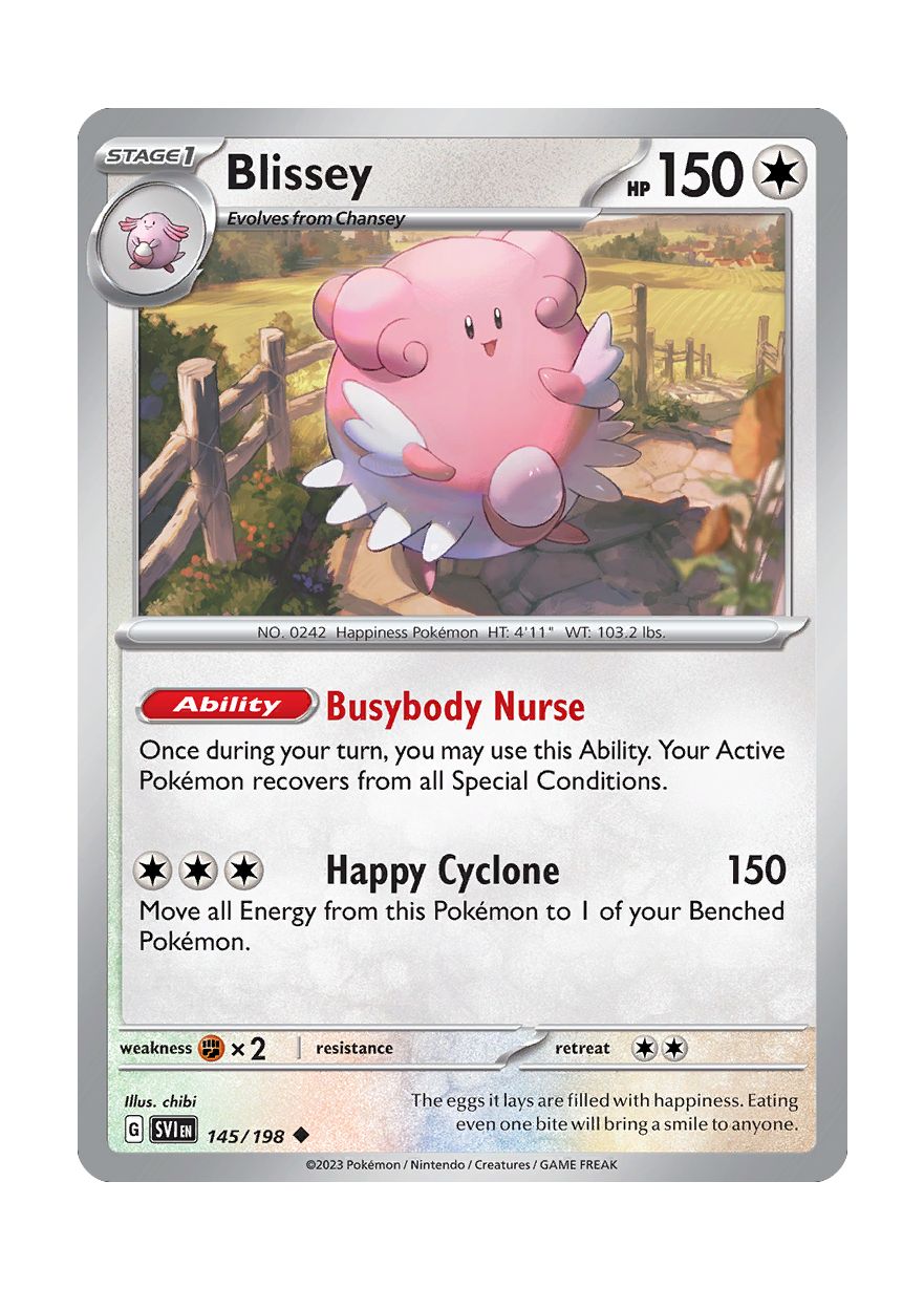 Blissey - Reverse Holo (145/198) - Scarlet & Violet