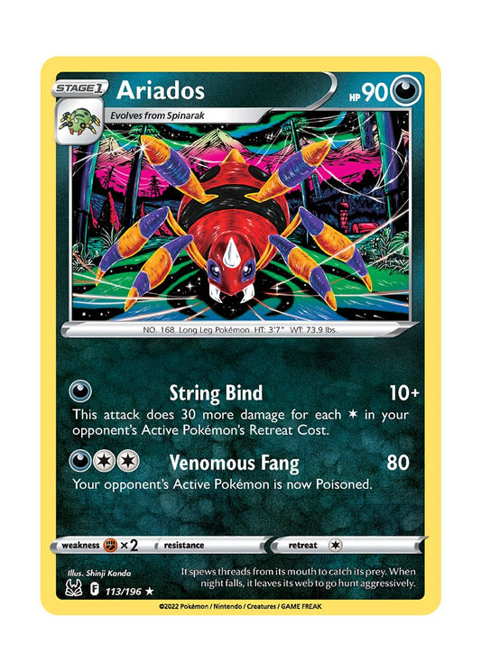 Ariados - Reverse Holo (113/196) - Lost Origin