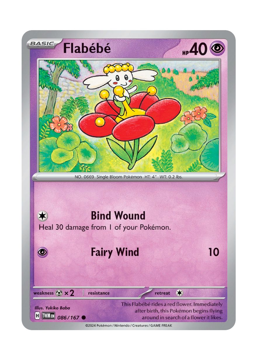 Flabébé - Reverse Holo (086/167) - Twilight Masquerade