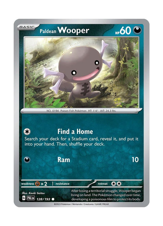 Paldean Wooper (128/193) - Paldea Evolved