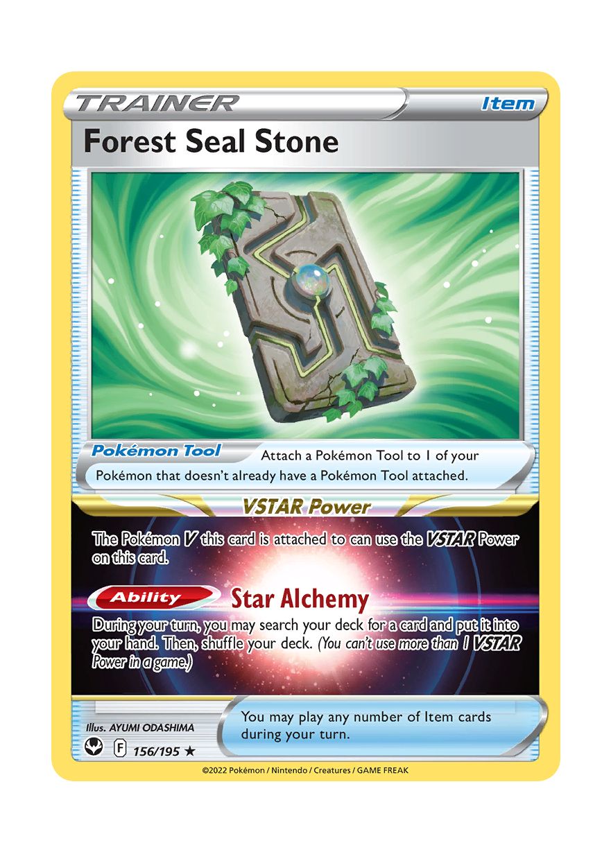 Forest Seal Stone (156/195) - Silver Tempest