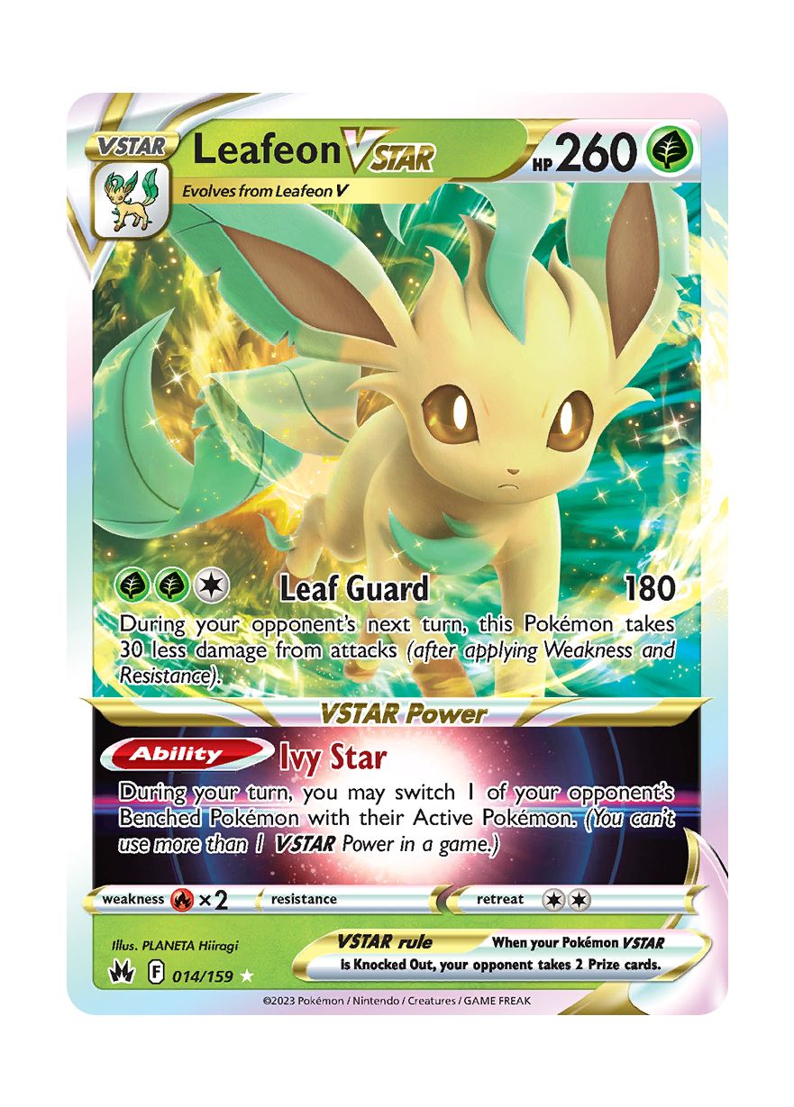 Leafeon VSTAR (014/159) - Crown Zenith