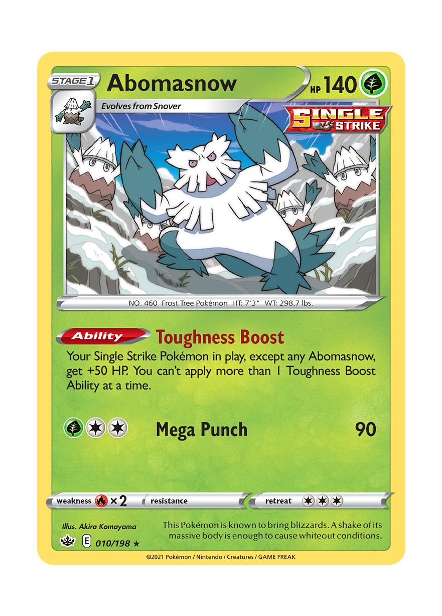 Abomasnow (010/198) - Chilling Reign