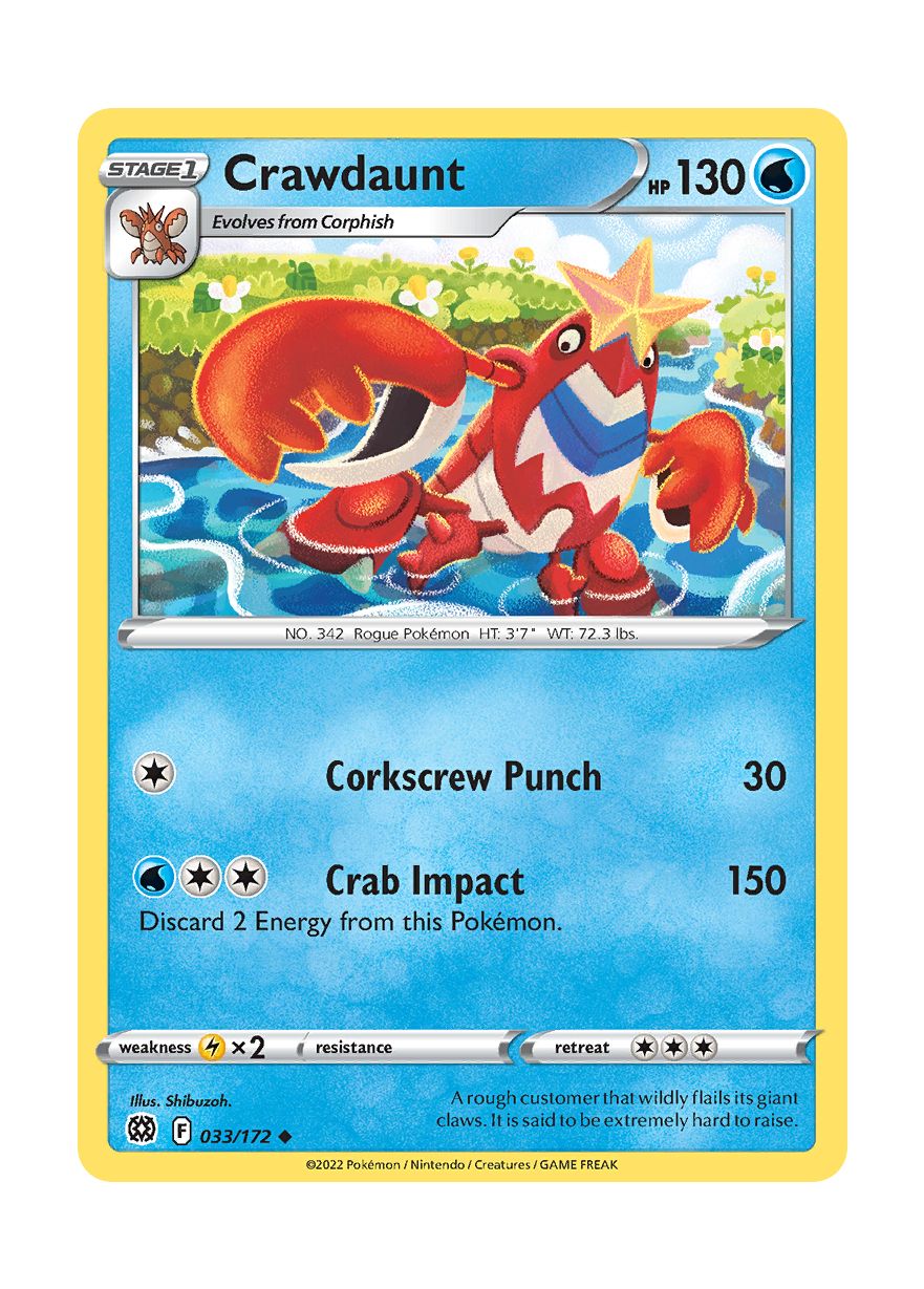 Crawdaunt (033/172) - Brilliant Stars