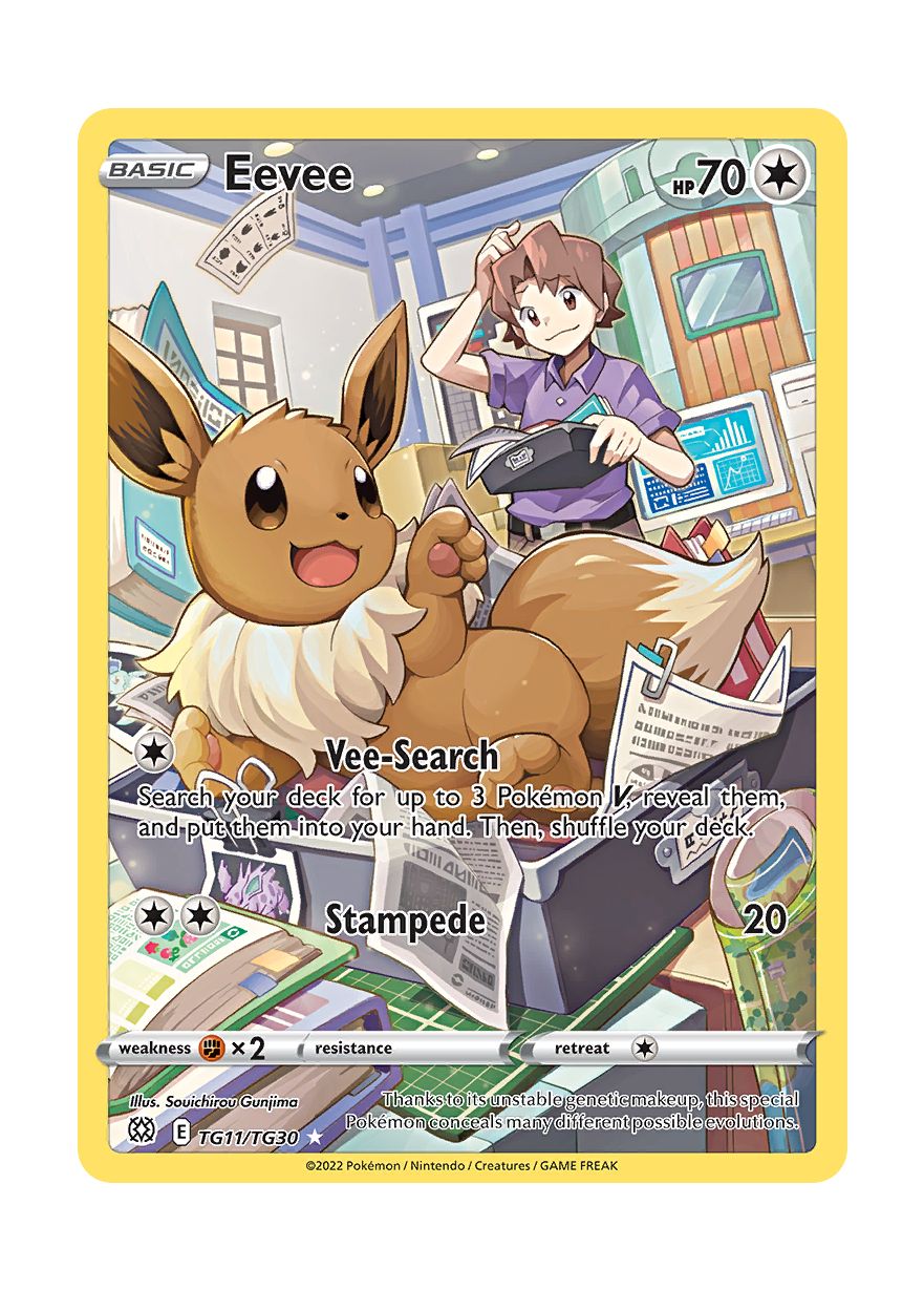 Eevee (TG11/30) - Brilliant Stars Trainer Gallery