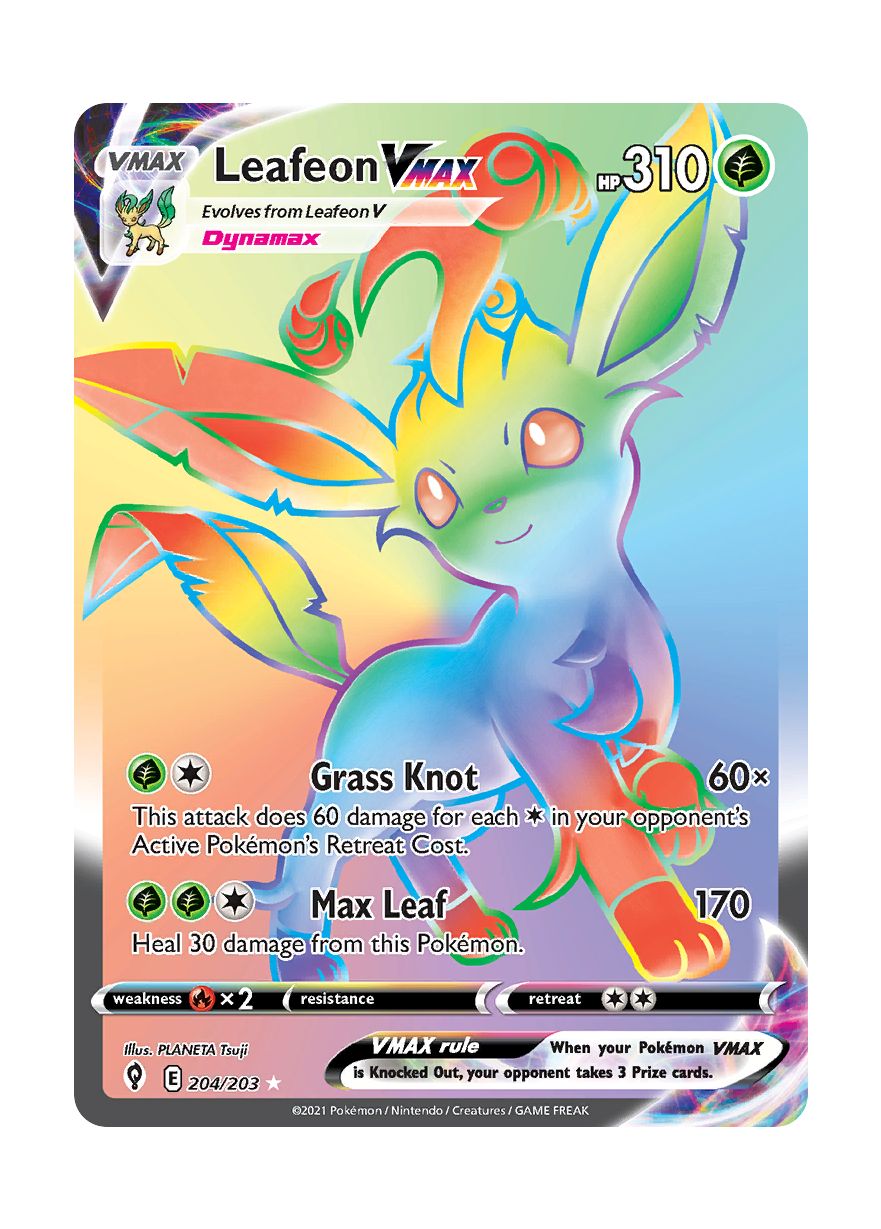 Leafeon VMAX (204/203) - Evolving Skies