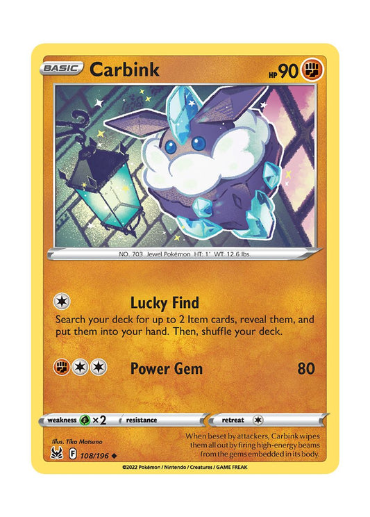 Carbink (108/196) - Lost Origin