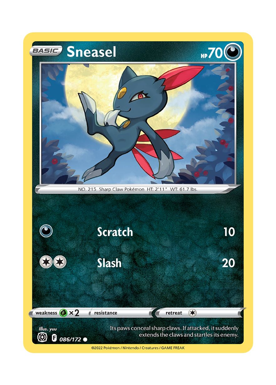 Sneasel (086/172) - Brilliant Stars