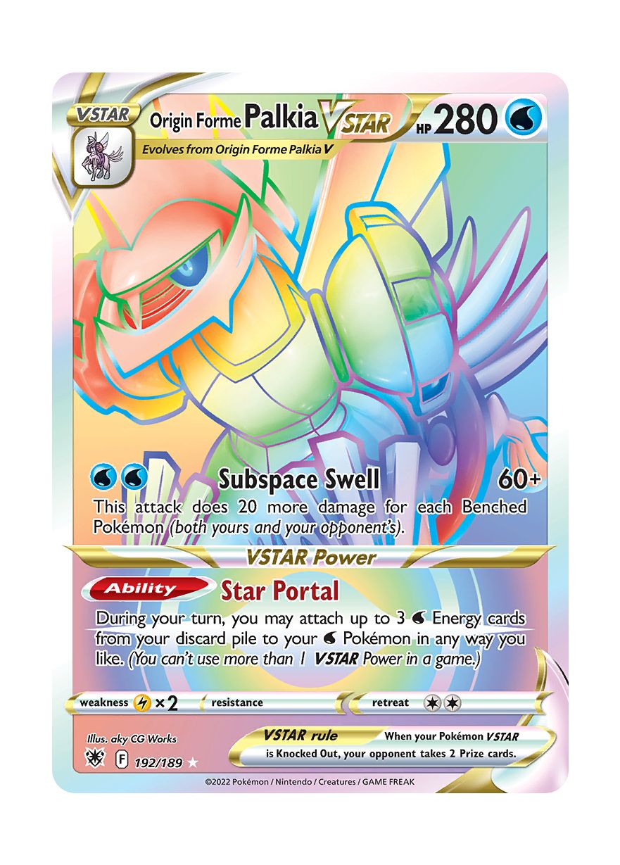 Origin Forme Palkia VSTAR (192/189) - Astral Radiance