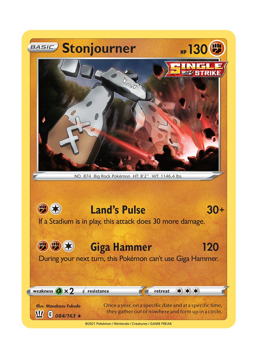 Stonjourner (084/163) - Battle Styles