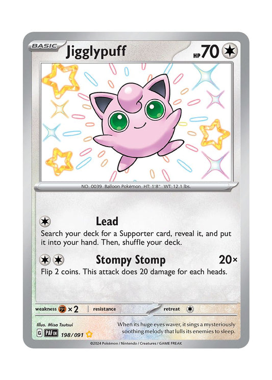 Jigglypuff (198/91) - Paldean Fates