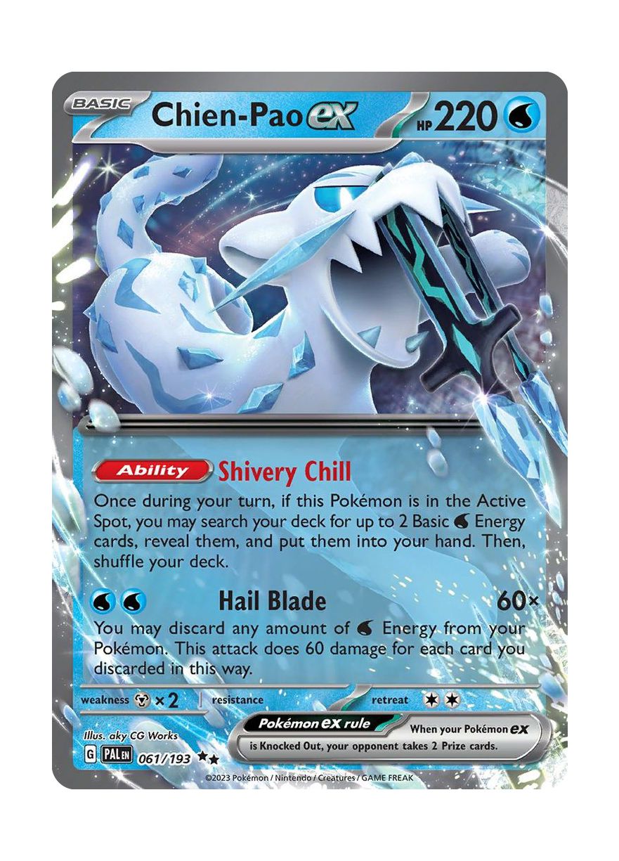 Chien-Pao ex (61/193) - Paldea Evolved