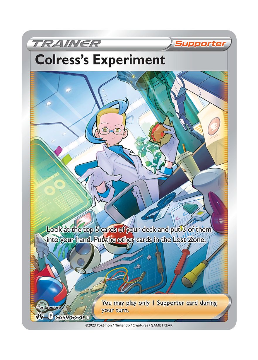 Colress's Experiment (GG59/70) - Crown Zenith Galarian Gallery