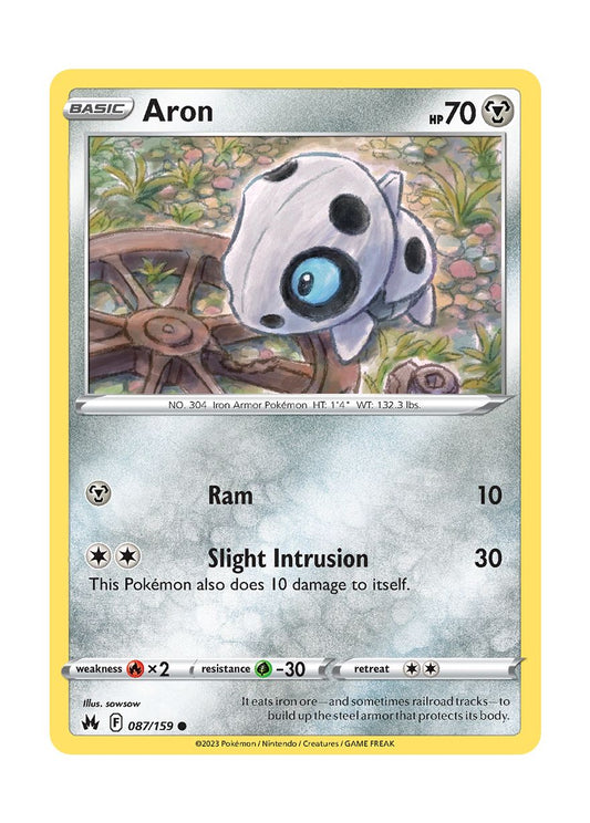 Aron (087/159) - Crown Zenith