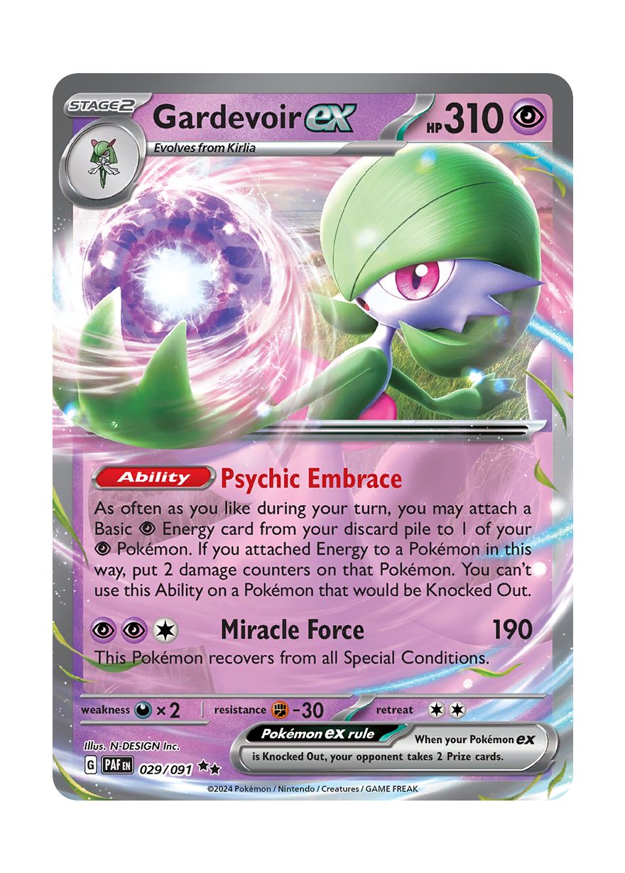 Gardevoir ex (029/91) - Paldean Fates