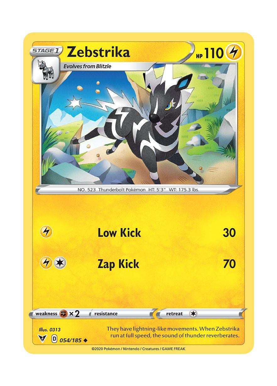 Zebstrika (054/185) - Vivid Voltage