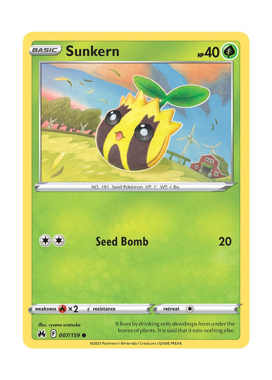 Sunkern (007/159) - Crown Zenith