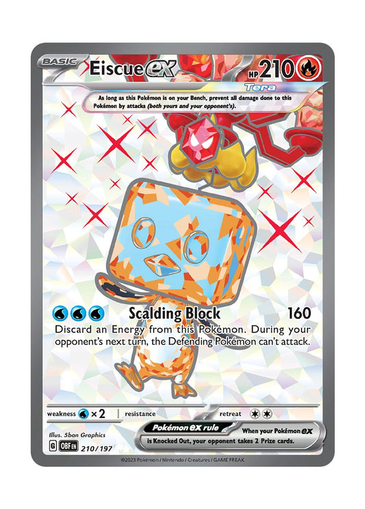 Eiscue ex (210/197) - Obsidian Flames