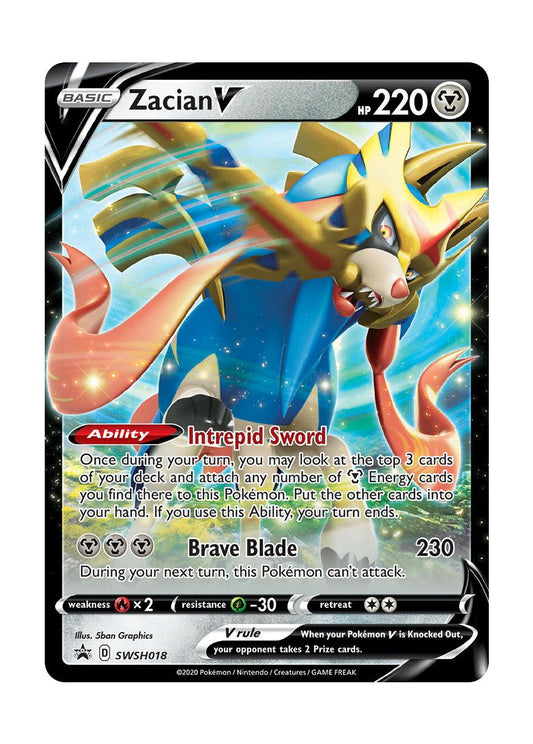 Zacian V (SWSH018/307) - SWSH Black Star Promos