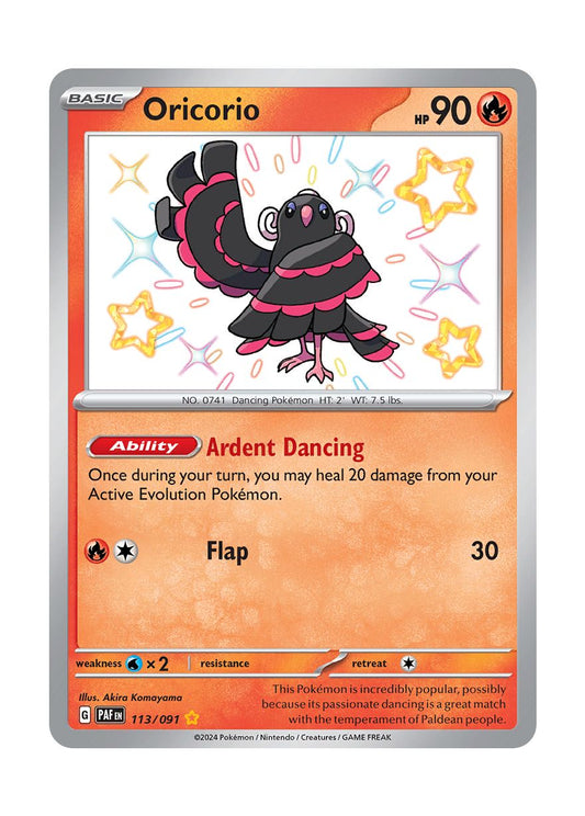 Oricorio (113/91) - Paldean Fates