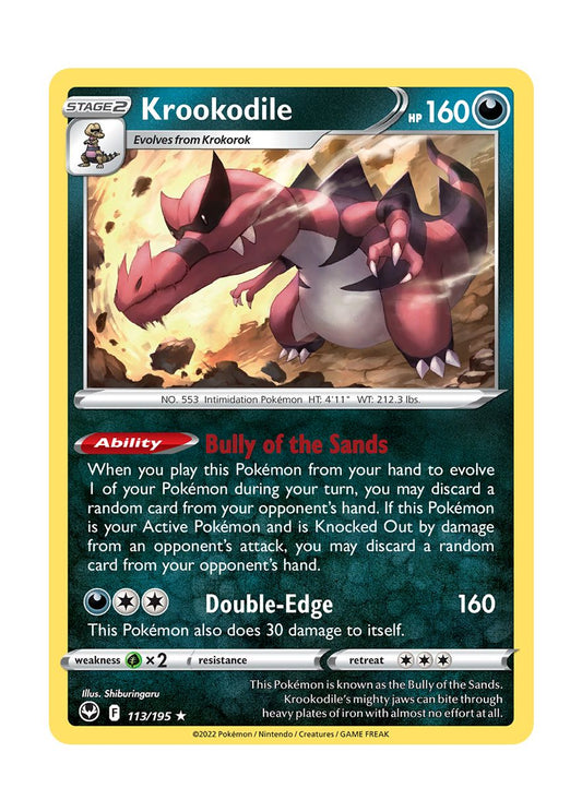 Krookodile (113/195) - Silver Tempest
