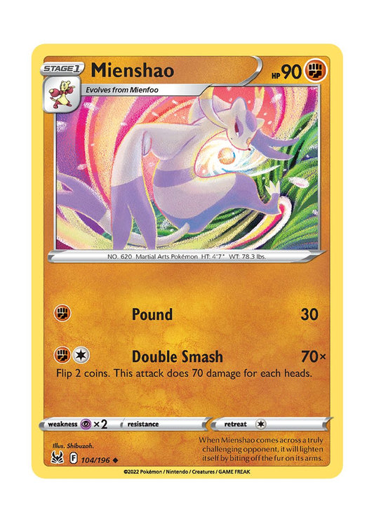 Mienshao (104/196) - Lost Origin
