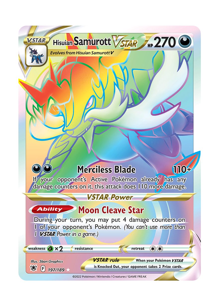 Hisuian Samurott VSTAR (197/189) - Astral Radiance