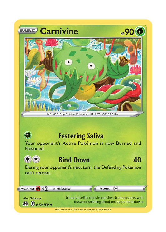 Carnivine (012/159) - Crown Zenith