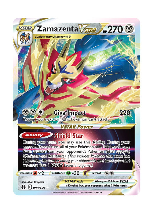 Zamazenta VSTAR (099/159) - Crown Zenith