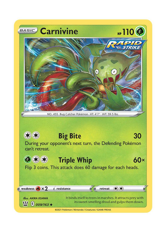 Carnivine (009/163) - Battle Styles