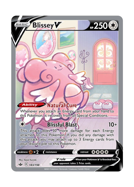 Blissey V (183/198) - Chilling Reign