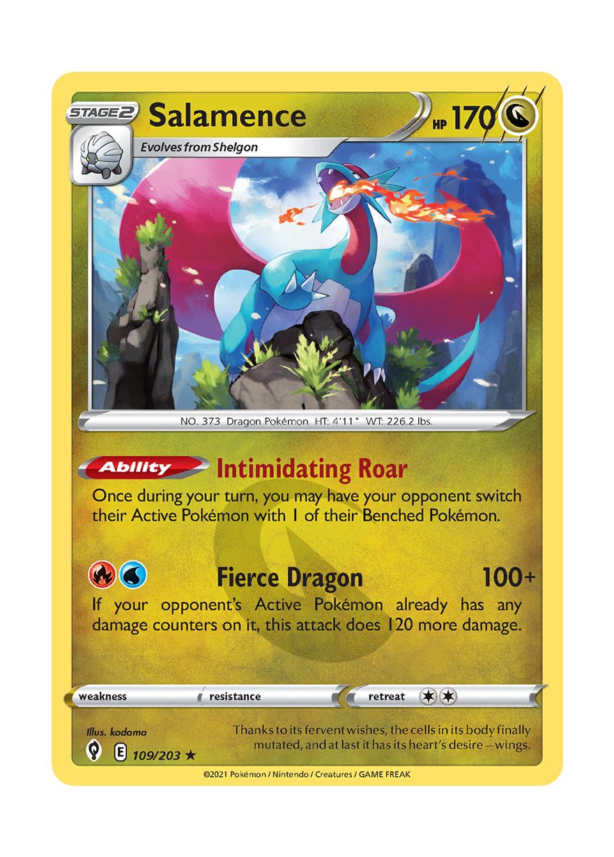 Salamence (109/203) - Evolving Skies