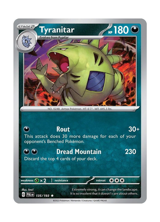 Tyranitar (135/193) - Paldea Evolved