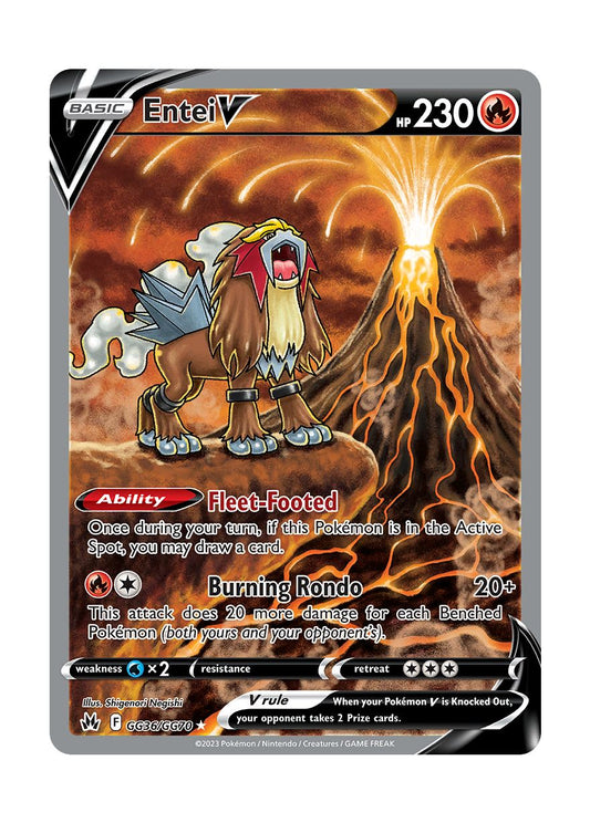Entei V (GG36/70) - Crown Zenith Galarian Gallery