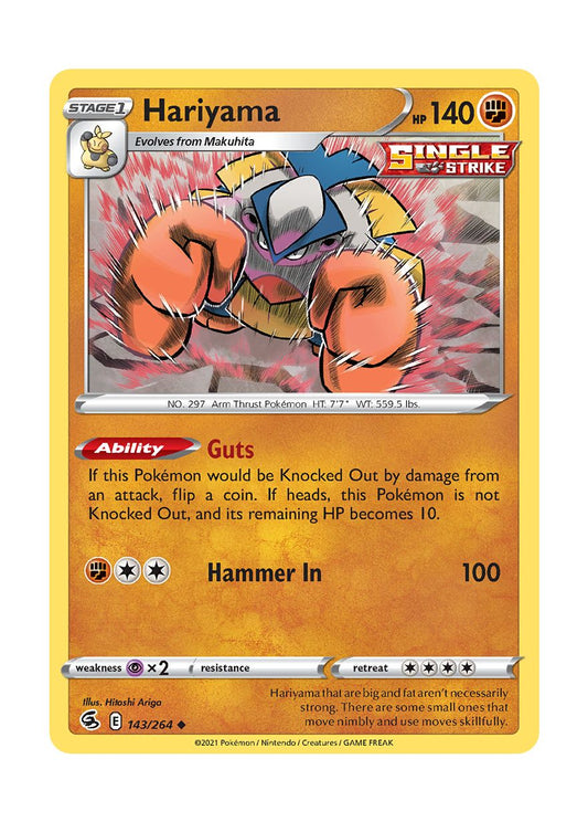 Hariyama (143/264) - Fusion Strike
