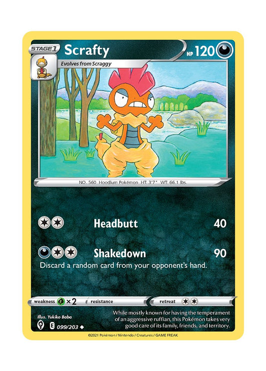 Scrafty (099/203) - Evolving Skies