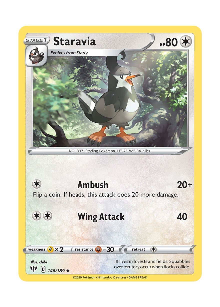 Staravia (146/189) - Darkness Ablaze