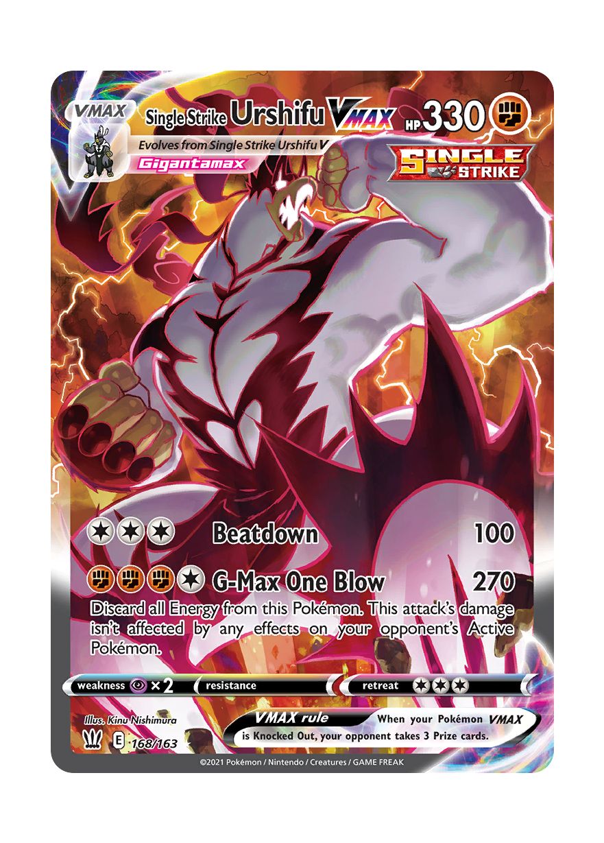 Single Strike Urshifu VMAX (168/163) - Battle Styles