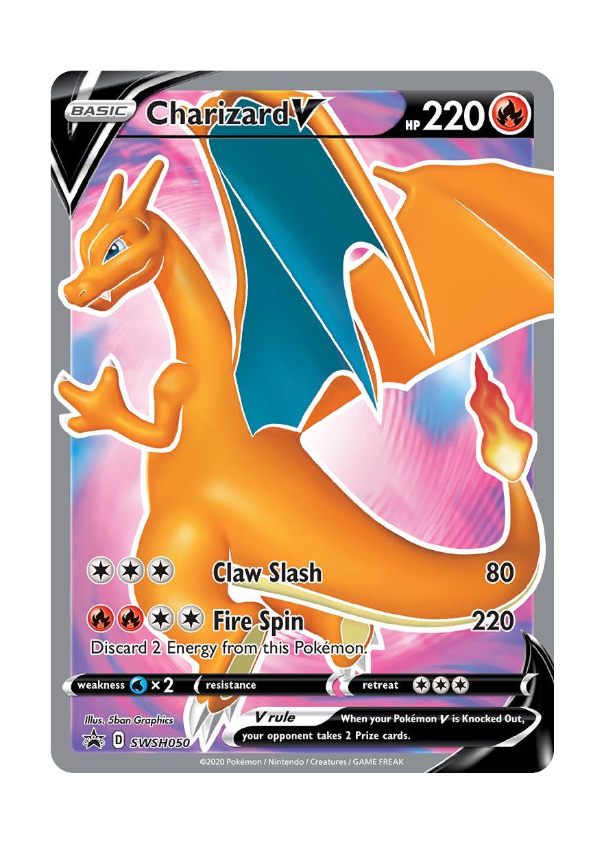 Charizard V (SWSH050/307) - SWSH Black Star Promos