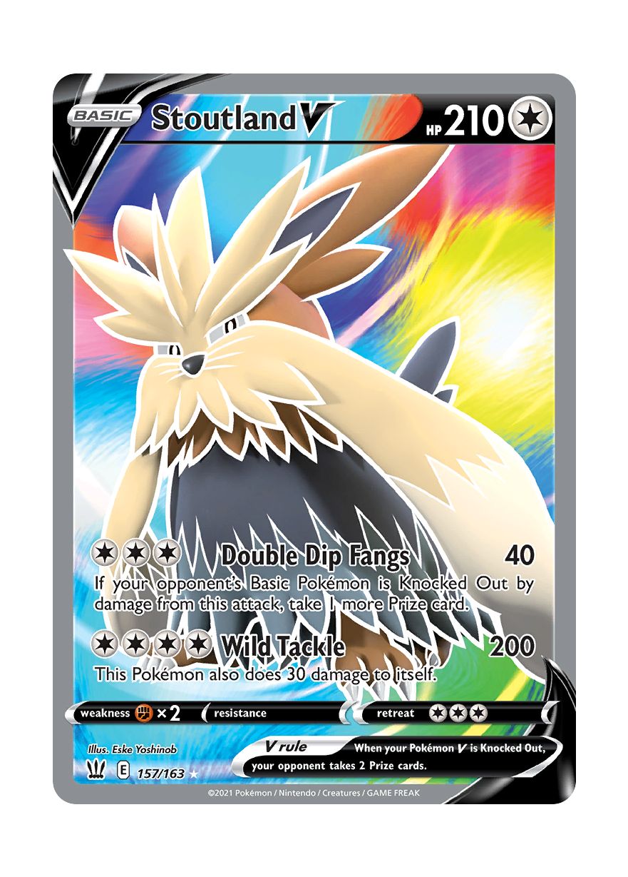 Stoutland V (157/163) - Battle Styles