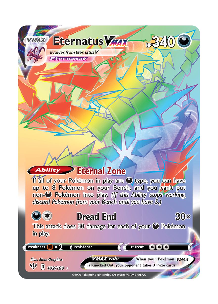 Eternatus VMAX (192/189) - Darkness Ablaze
