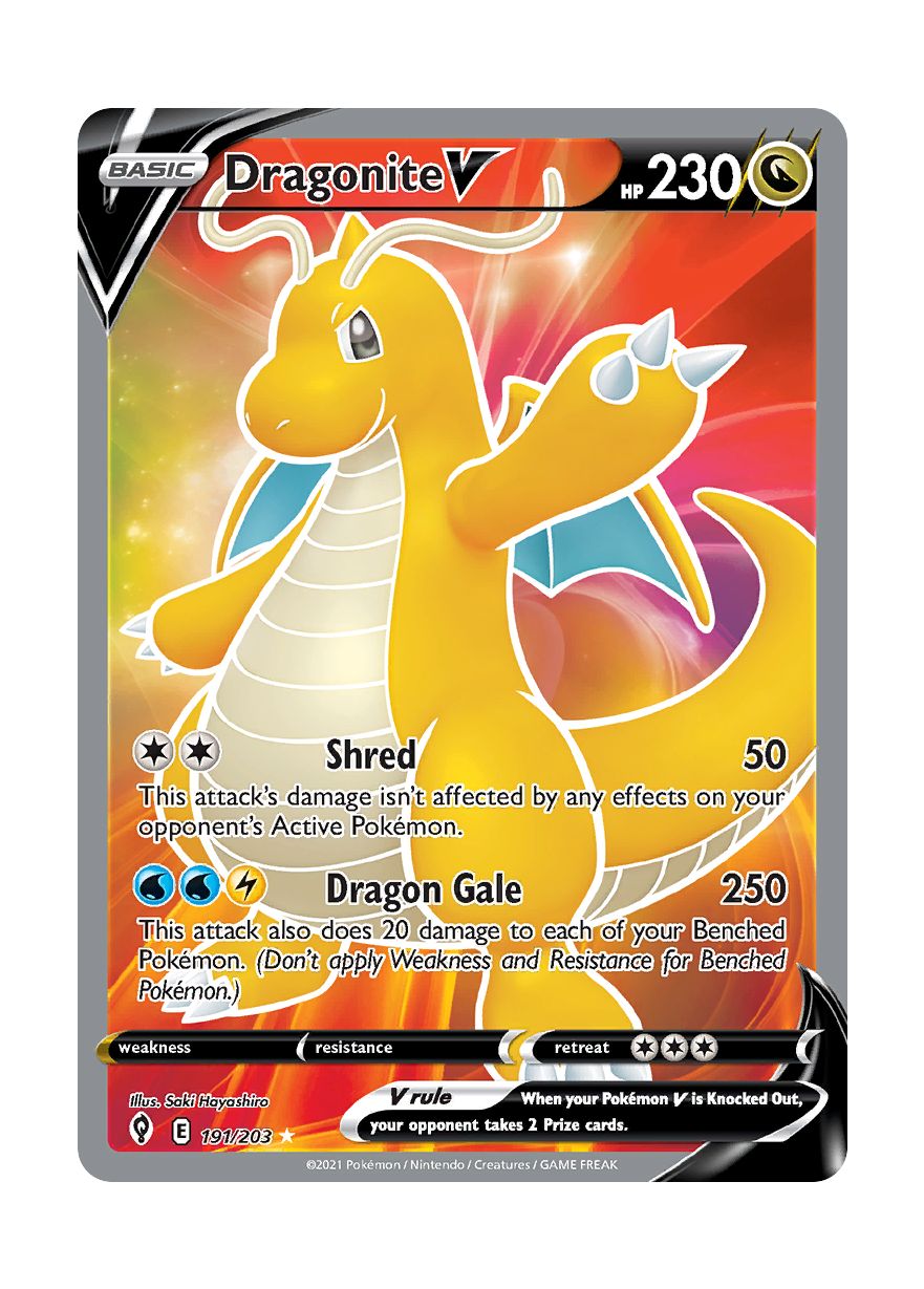 Dragonite V (191/203) - Evolving Skies