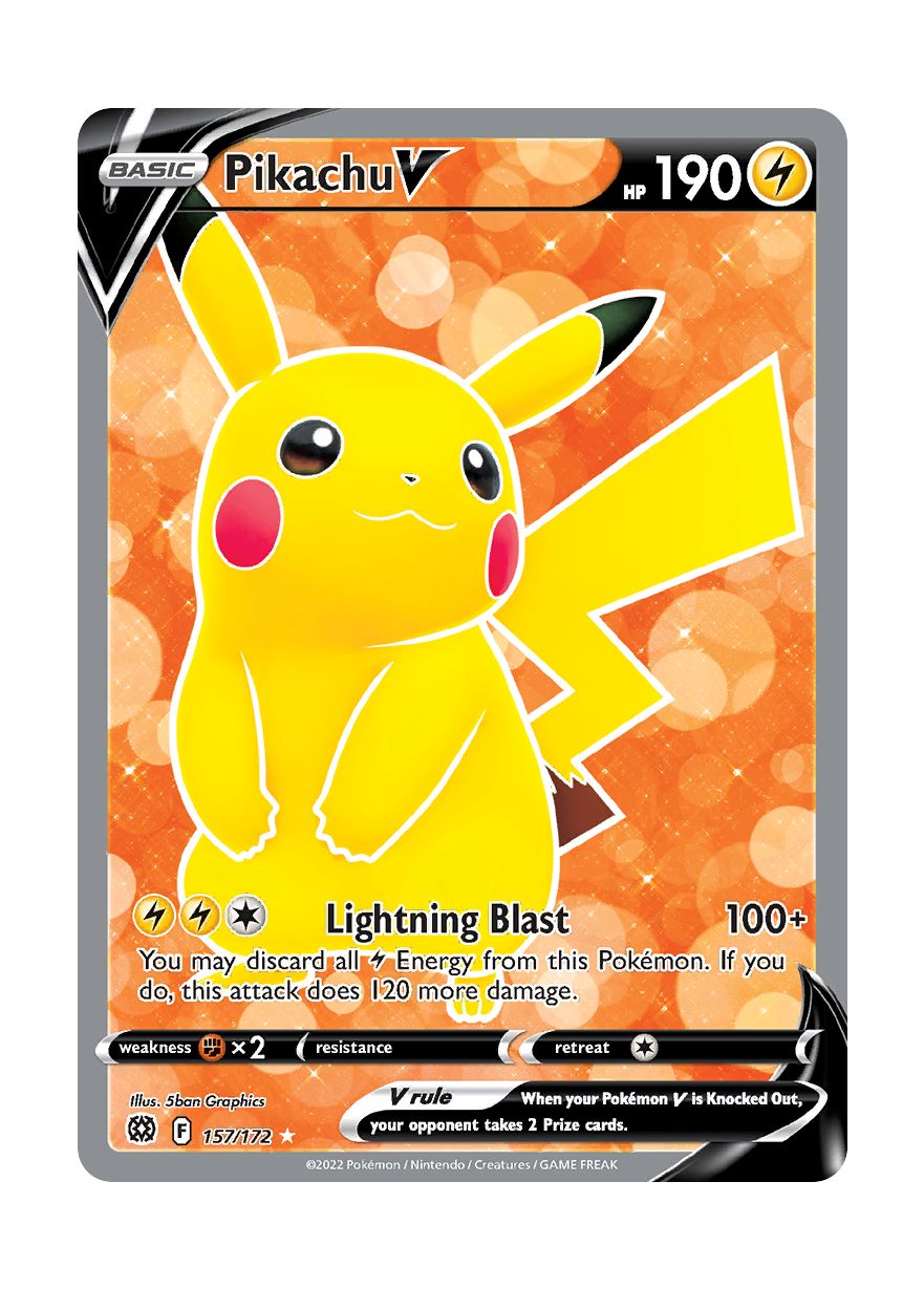 Pikachu V (157/172) - Brilliant Stars