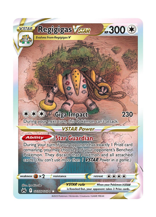 Regigigas VSTAR (GG55/70) - Crown Zenith Galarian Gallery