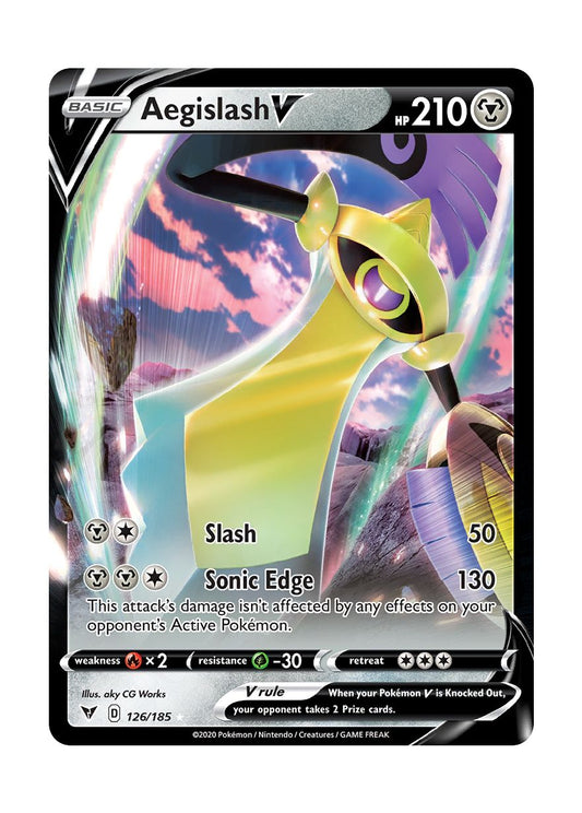 Aegislash V (126/185) - Vivid Voltage