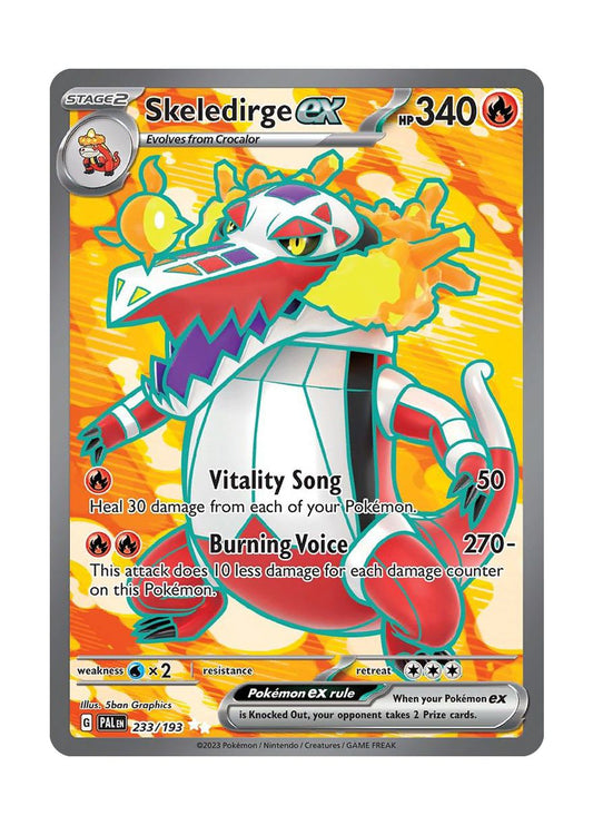 Skeledirge ex (233/193) - Paldea Evolved