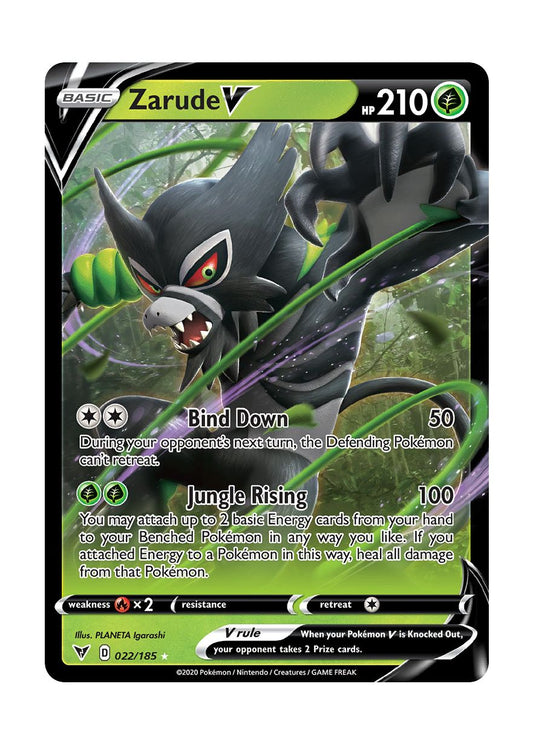 Zarude V (022/185) - Vivid Voltage