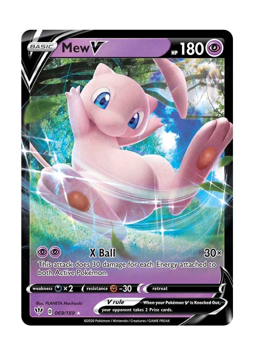 Mew V (069/189) - Darkness Ablaze