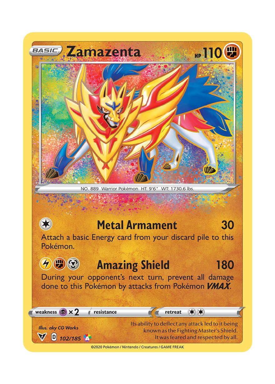 Zamazenta (102/185) - Vivid Voltage